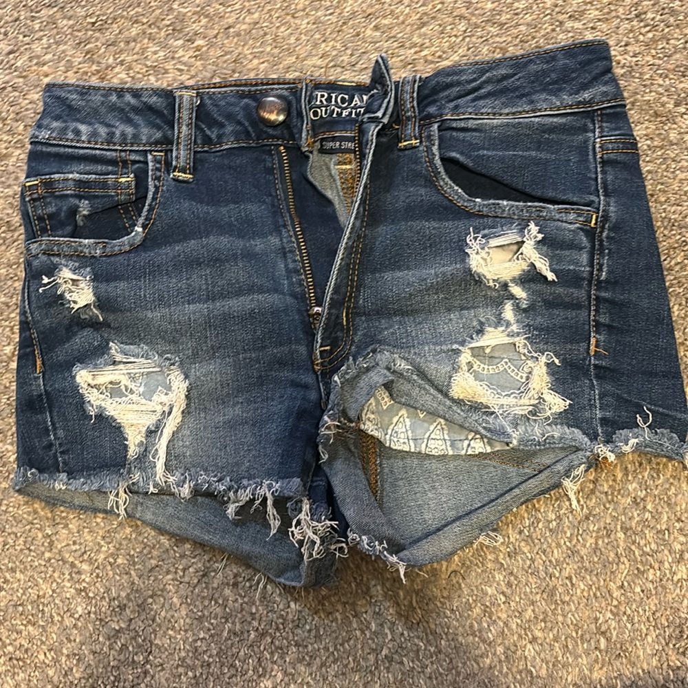American Eagle Distressed Shorts